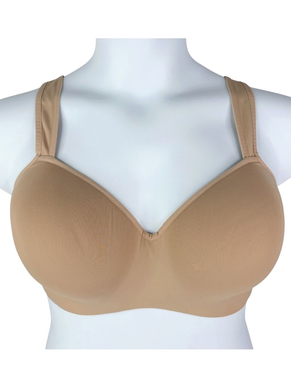 NWT Le Mystere Dream Tisha Bra sz 32H * T-Shirt Cups Full Coverage Beige Tan